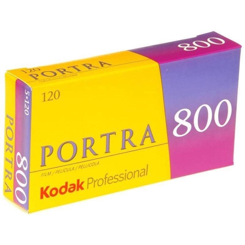Kodak Film Portra 800 Color Negative Film (120 Roll Film, 5 - Pack) - MataMata