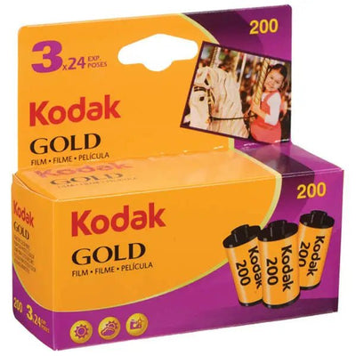 Kodak Gold 200 Colour Film 35mm 24exp - 3 Pack - MataMata