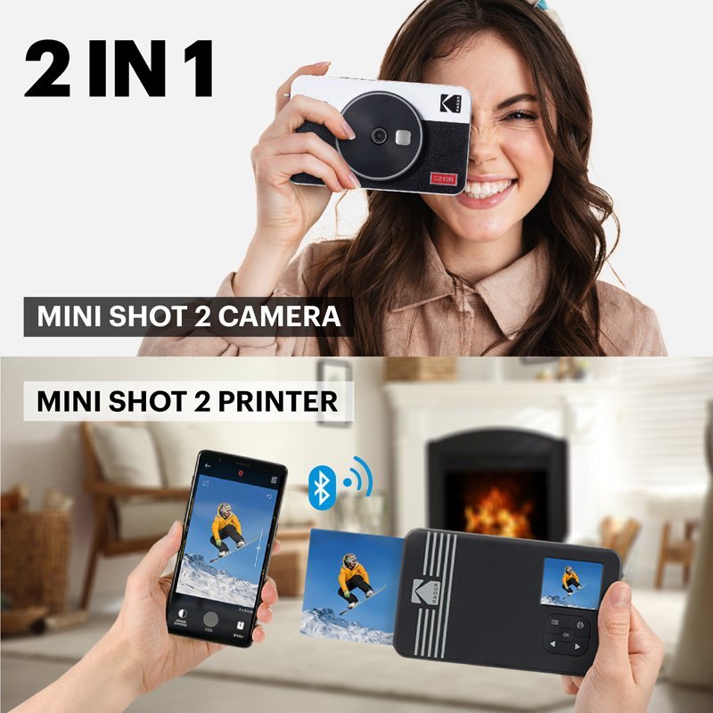 Kodak Instant Camera Mini Shot 2 Retro - MataMata