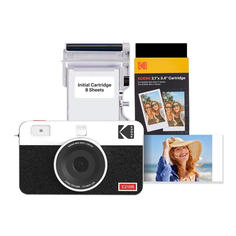 Kodak Instant Camera Mini Shot 2 Retro Cartridge Bundle - MataMata