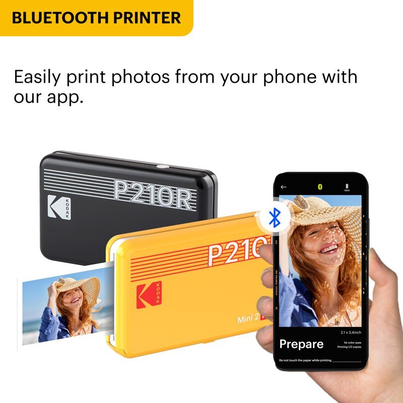 Kodak Instant Printer Mini 2 Retro Cartridge Bundle - MataMata