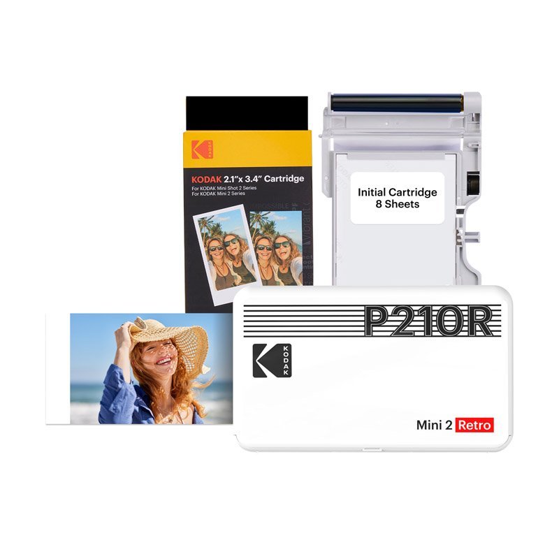 Kodak Instant Printer Mini 2 Retro Cartridge Bundle - MataMata