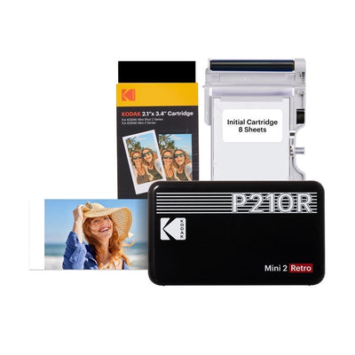 Kodak Instant Printer Mini 2 Retro Cartridge Bundle - MataMata
