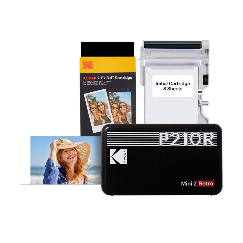 Kodak Instant Printer Mini 2 Retro Cartridge Bundle - MataMata