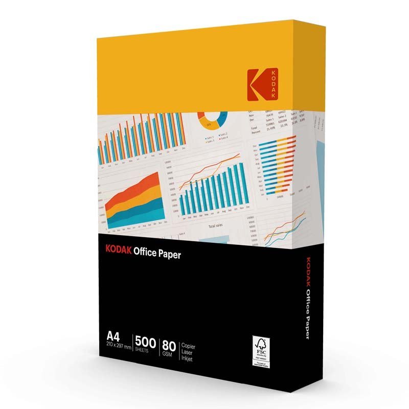 Kodak Premium A4 Copy Office Paper 80GSM – 500 Sheets - MataMata