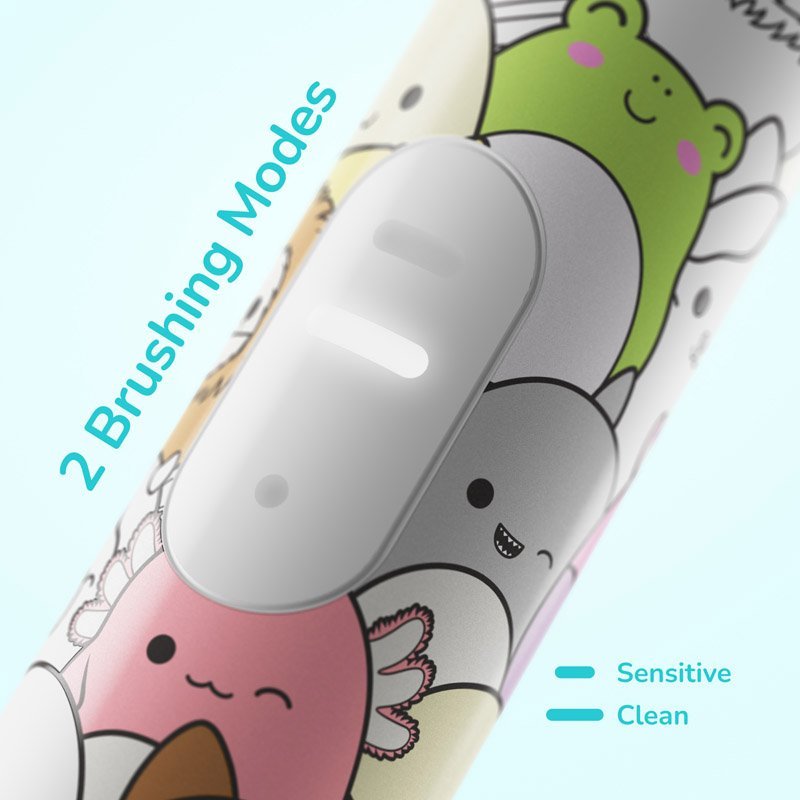 Ordo Kids Sonic Lite Electric Toothbrush – Squishmallows Cam & Squad - MataMata