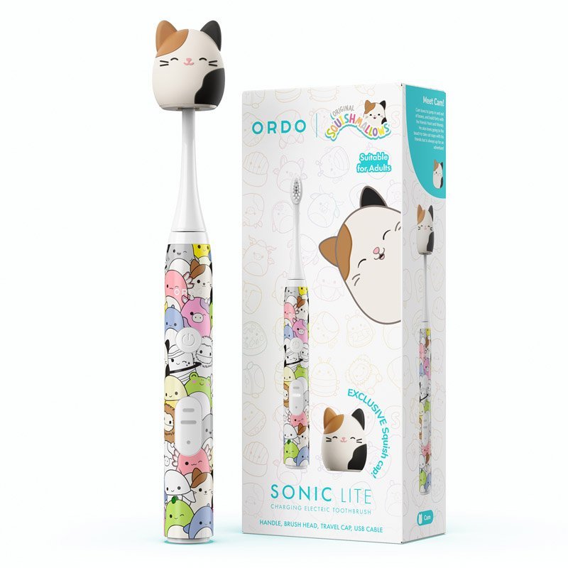 Ordo Kids Sonic Lite Electric Toothbrush – Squishmallows Cam & Squad - MataMata