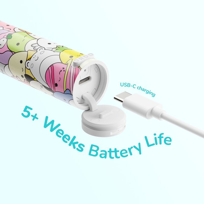 Ordo Kids Sonic Lite Electric Toothbrush – Squishmallows Cam & Squad - MataMata