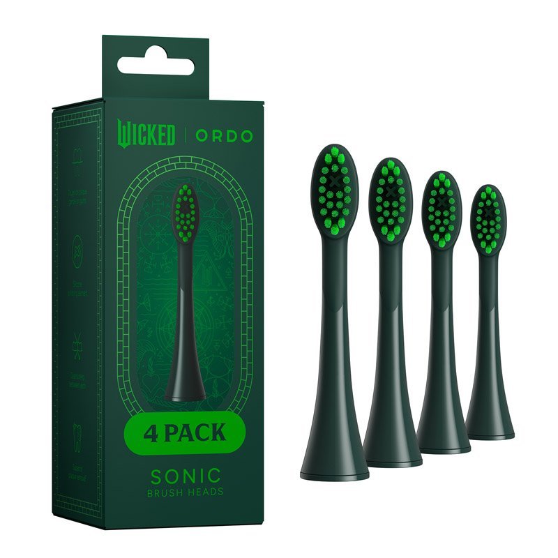 Ordo Sonic Brush Heads – 4 Pack (Wicked Elphaba) - MataMata