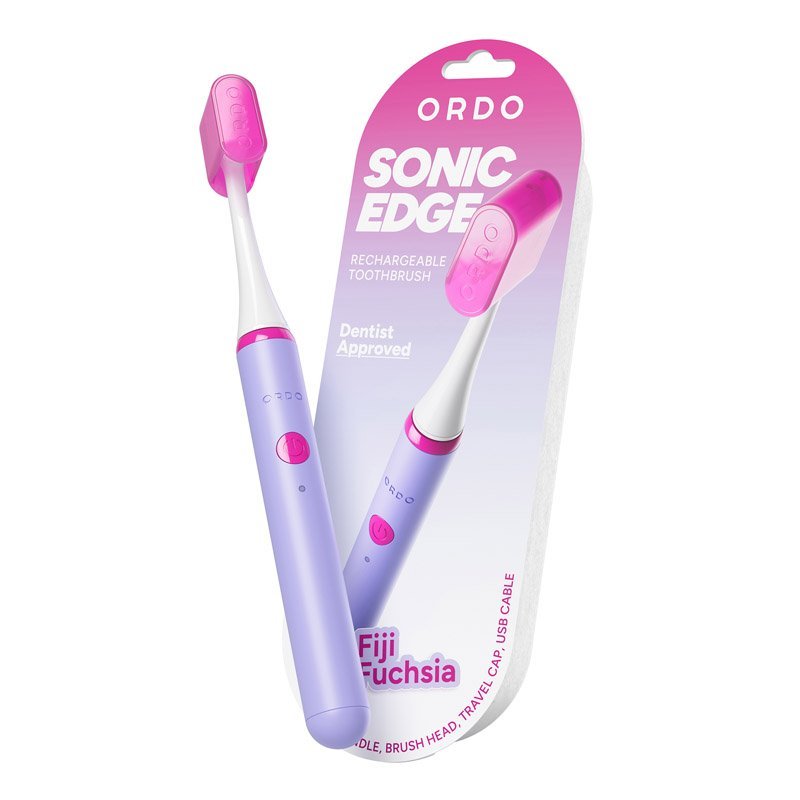 Ordo Sonic Edge Rechargeable Toothbrush (Fiji Fuchsia) - MataMata