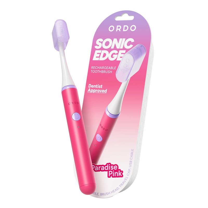 Ordo Sonic Edge Rechargeable Toothbrush (Paradise Pink) - MataMata