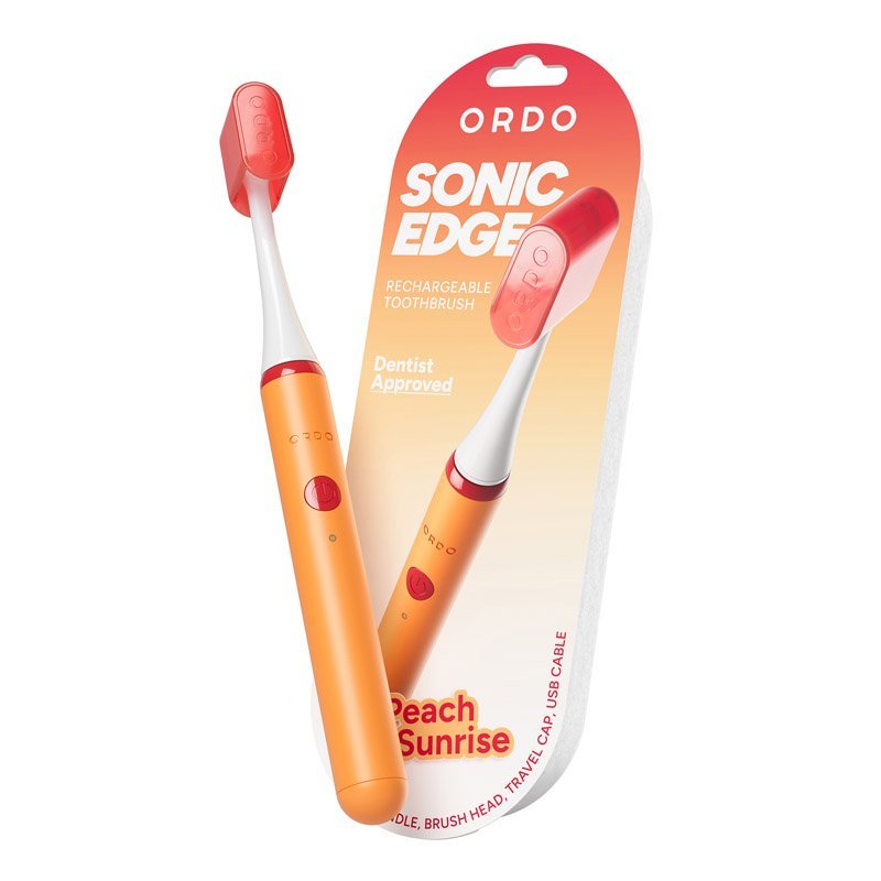 Ordo Sonic Edge Rechargeable Toothbrush (Peach Sunrise) - MataMata