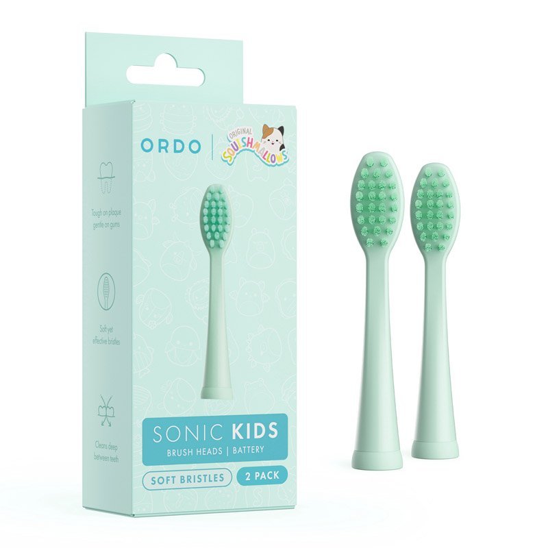 Ordo Sonic Kids Squishmallows Battery Brush Heads [2 Pack] - MataMata