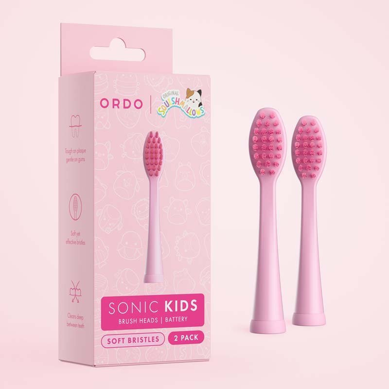Ordo Sonic Kids Squishmallows Battery Brush Heads [2 Pack] - MataMata