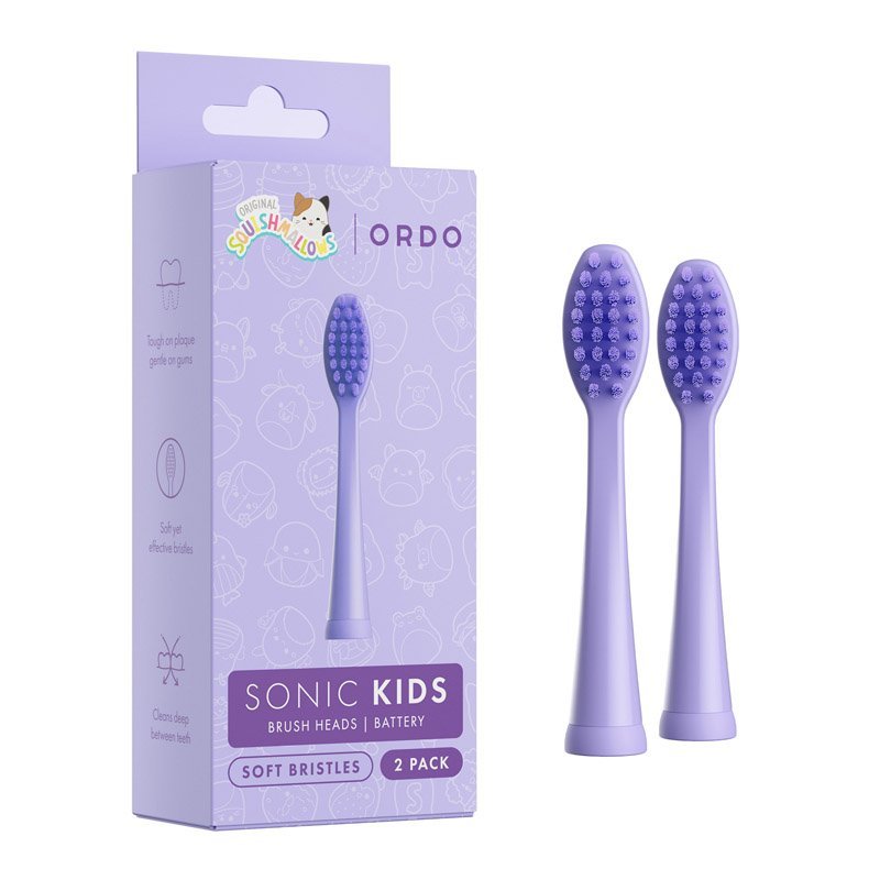 Ordo Sonic Kids Squishmallows Battery Brush Heads [2 Pack] - MataMata