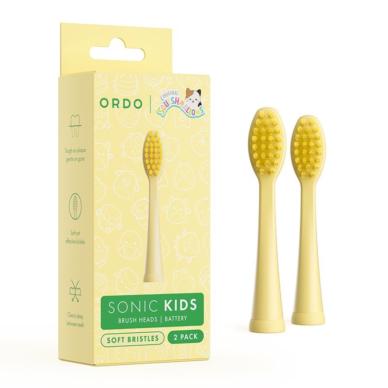 Ordo Sonic Kids Squishmallows Battery Brush Heads [2 Pack] - MataMata