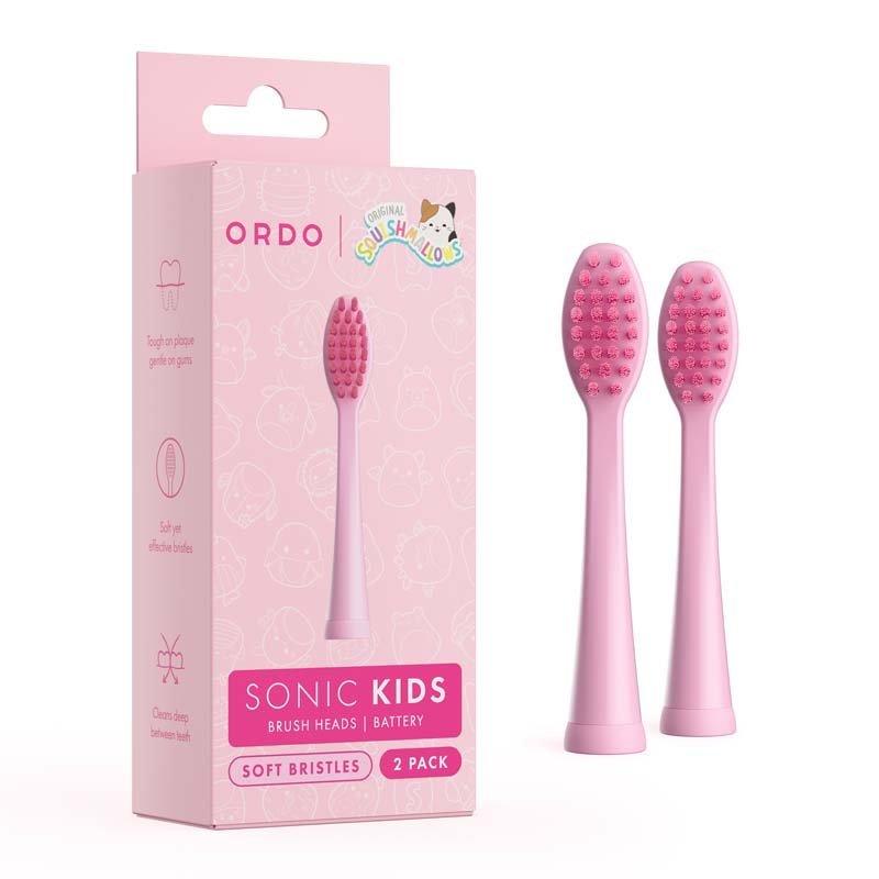 Ordo Sonic Kids Squishmallows Battery Brush Heads [2 Pack] - MataMata