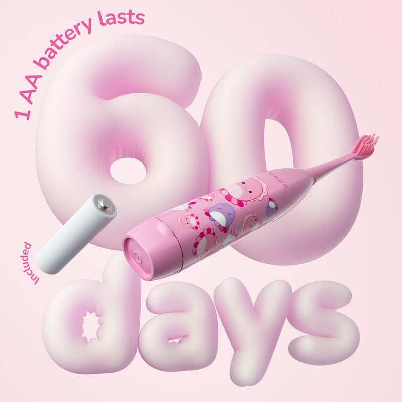 Ordo Sonic Kids Squishmallows Battery Powered Toothbrush - MataMata