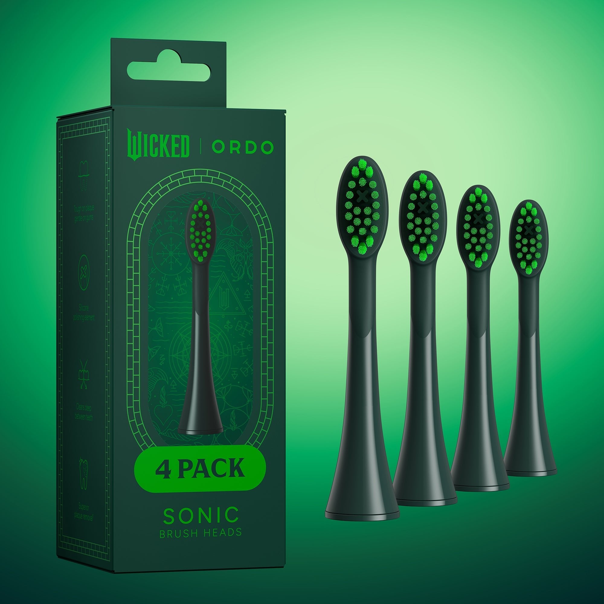 Ordo Sonic Lite Electric Toothbrush Bundle - Wicked - Elphaba Thropp - MataMata