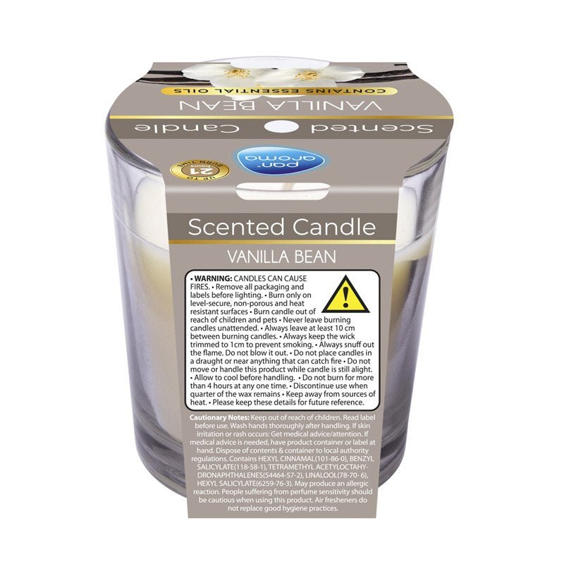Pan Aroma Scented Candle 85g Scent: Vanilla Bean - MataMata