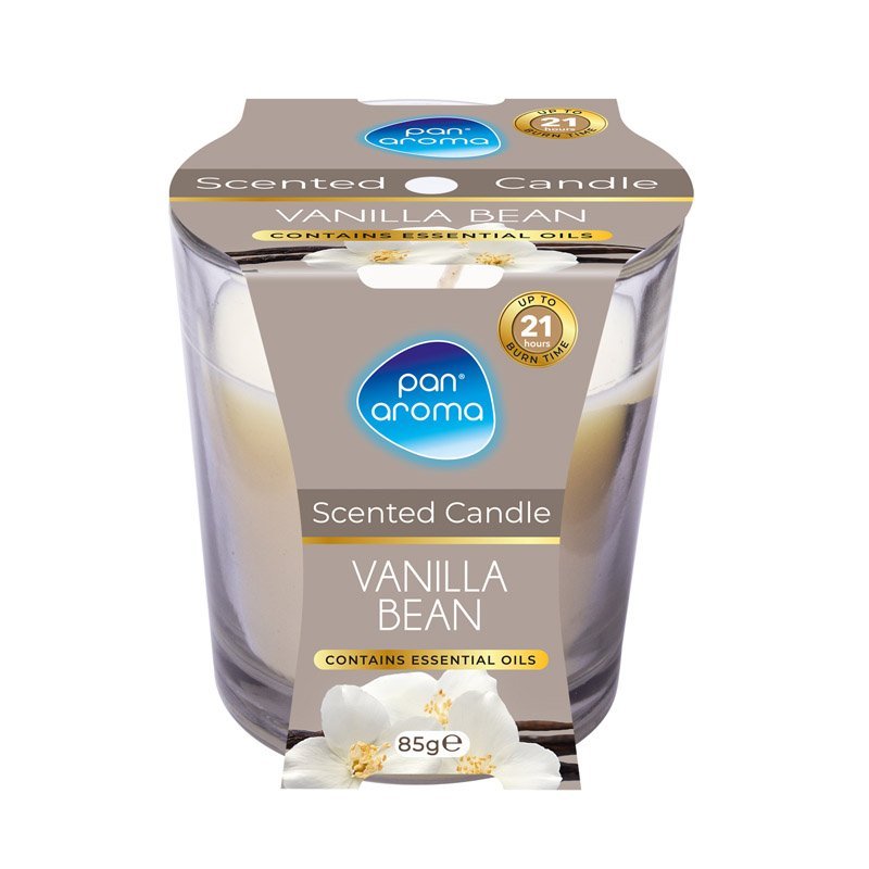 Pan Aroma Scented Candle 85g Scent: Vanilla Bean - MataMata