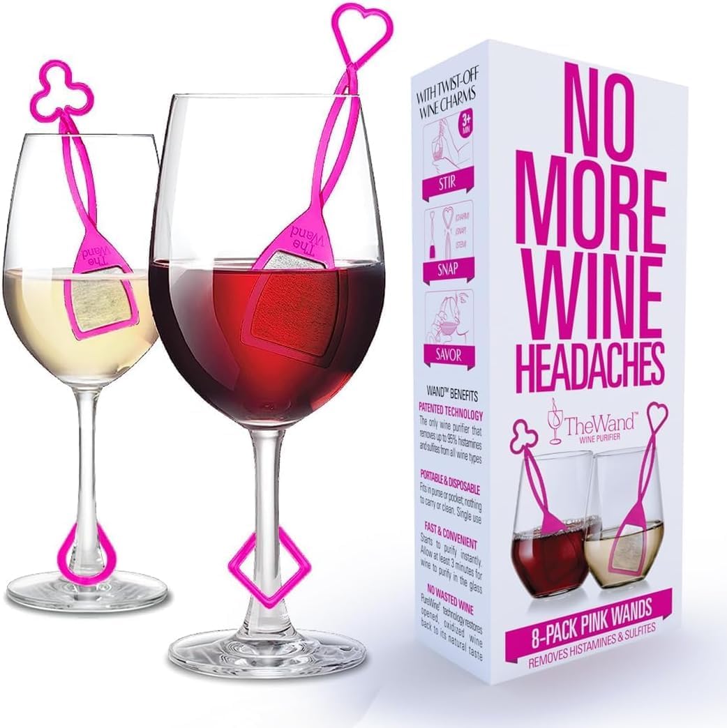 Pure Wine The Wand Wine Purifier 8 Pack Pink - MataMata