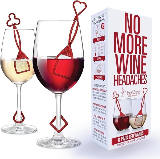 Pure Wine The Wand Wine Purifier 8 Pack RED - MataMata