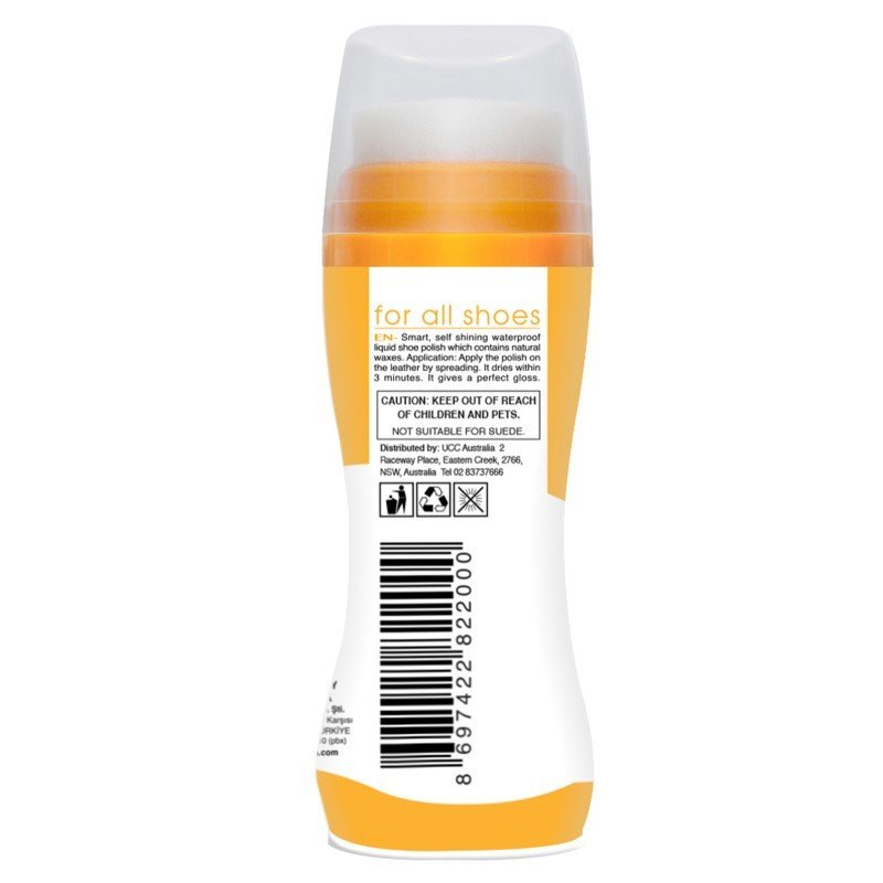 SMART Diamond Liquid Shoe Polish 75mL Colour: Black - MataMata