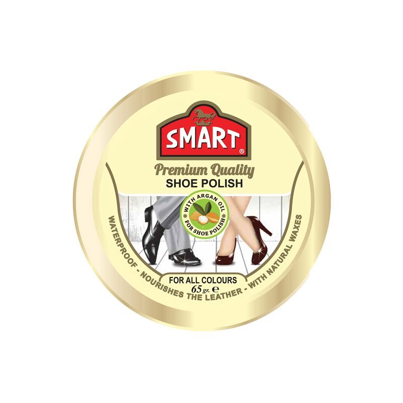 SMART Paste Shoe Polish 65g Colour: Black - MataMata
