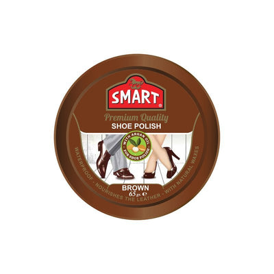SMART Paste Shoe Polish 65g Colour: Brown - MataMata