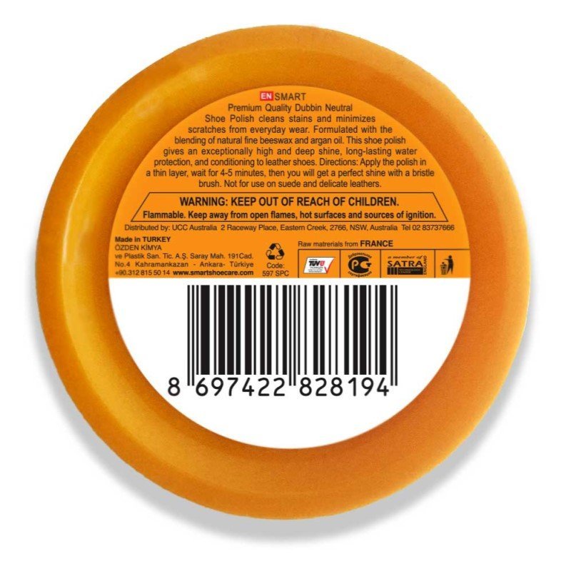 SMART Paste Shoe Polish 85g – Dubbin Neutral - MataMata