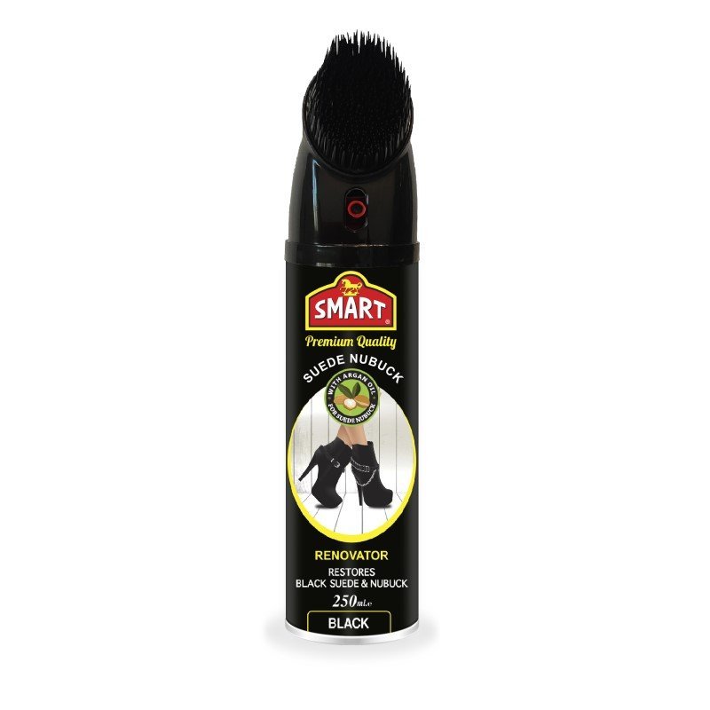 SMART Suede and Nubuck Renovator Spray Black 250mL - MataMata