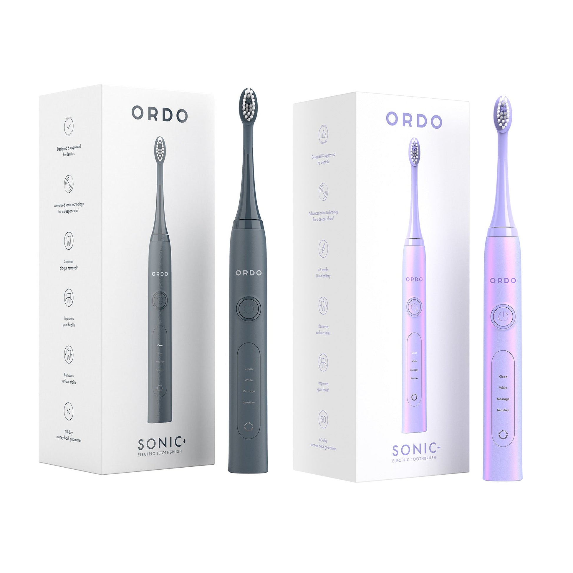Sonic+ Duo Bundle - Charcoal Grey and Pearl Violet - MataMata