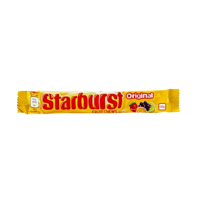 Starburst Original Fruit Chews 45g [Pack of 24] - MataMata