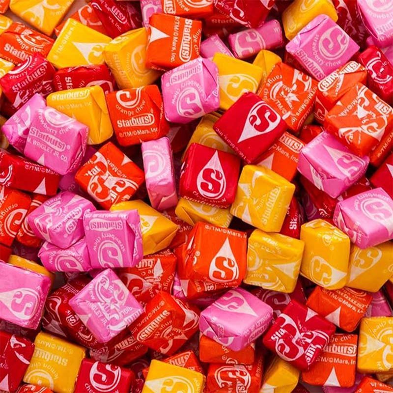 Starburst Original Fruit Chews Candy Bag 127g [Pack of 12] - MataMata