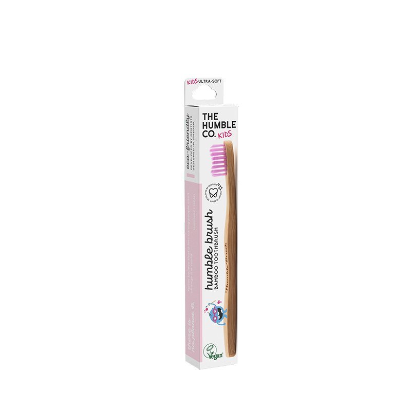 The Humble Co. Bamboo Toothbrush – Kids (Assorted Colours) - MataMata