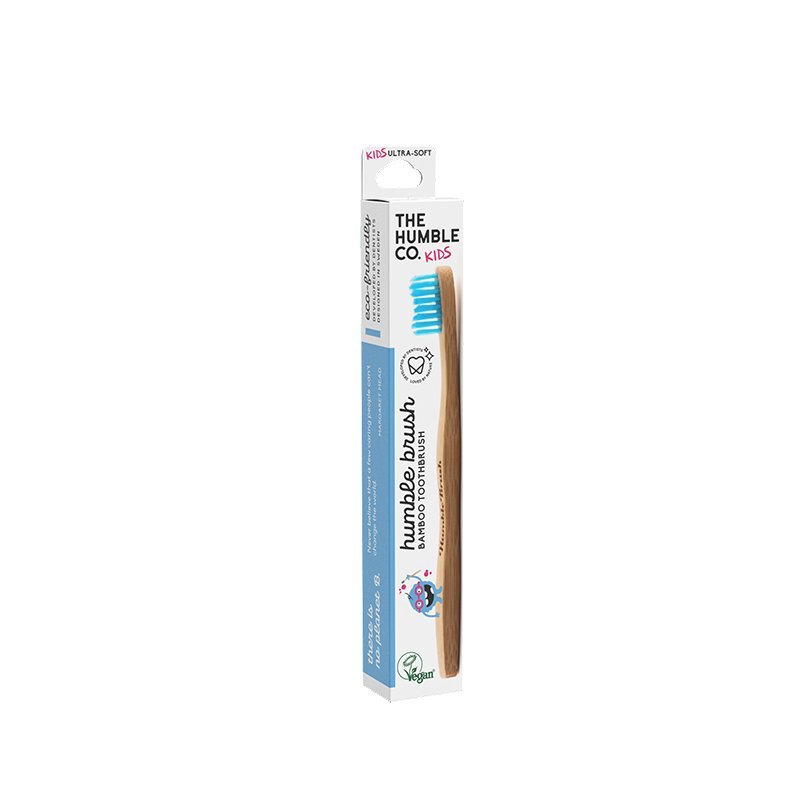 The Humble Co. Bamboo Toothbrush – Kids (Assorted Colours) - MataMata