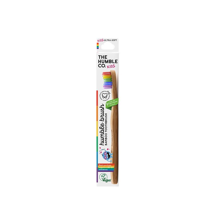 The Humble Co. Bamboo Toothbrush - Kids Blue - MataMata