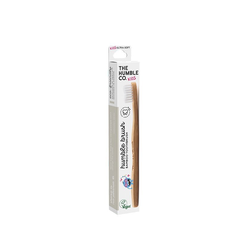 The Humble Co. Bamboo Toothbrush - Kids Blue - MataMata