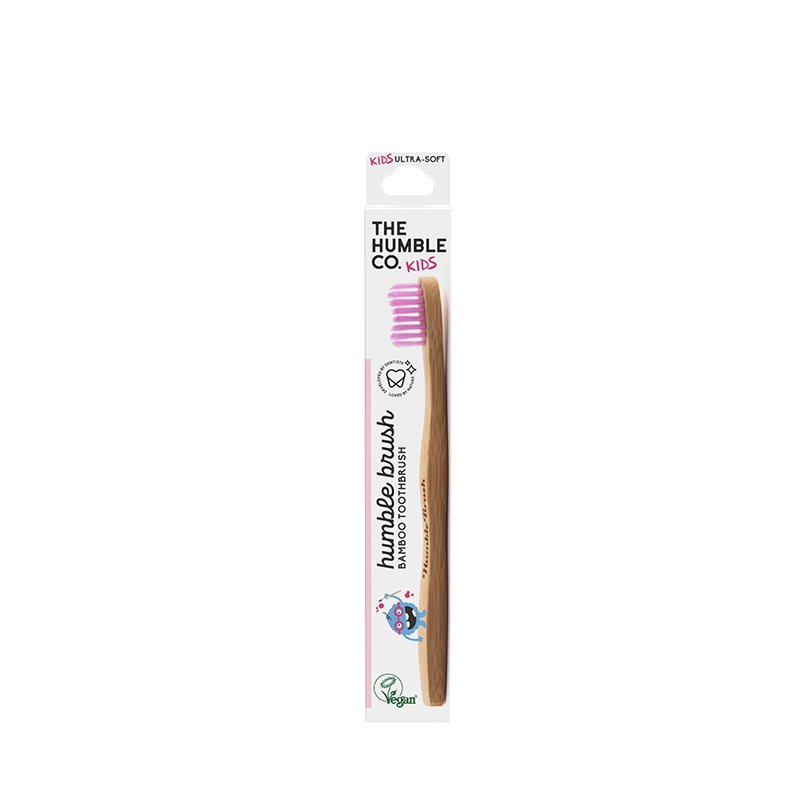 The Humble Co. Bamboo Toothbrush - Kids Blue - MataMata