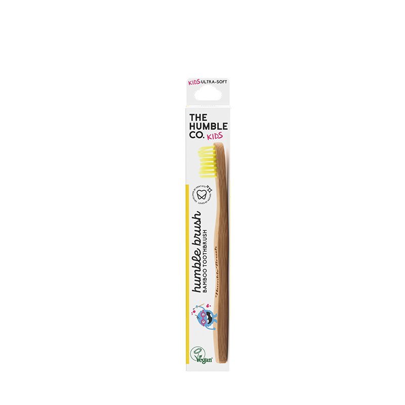 The Humble Co. Bamboo Toothbrush - Kids White - MataMata