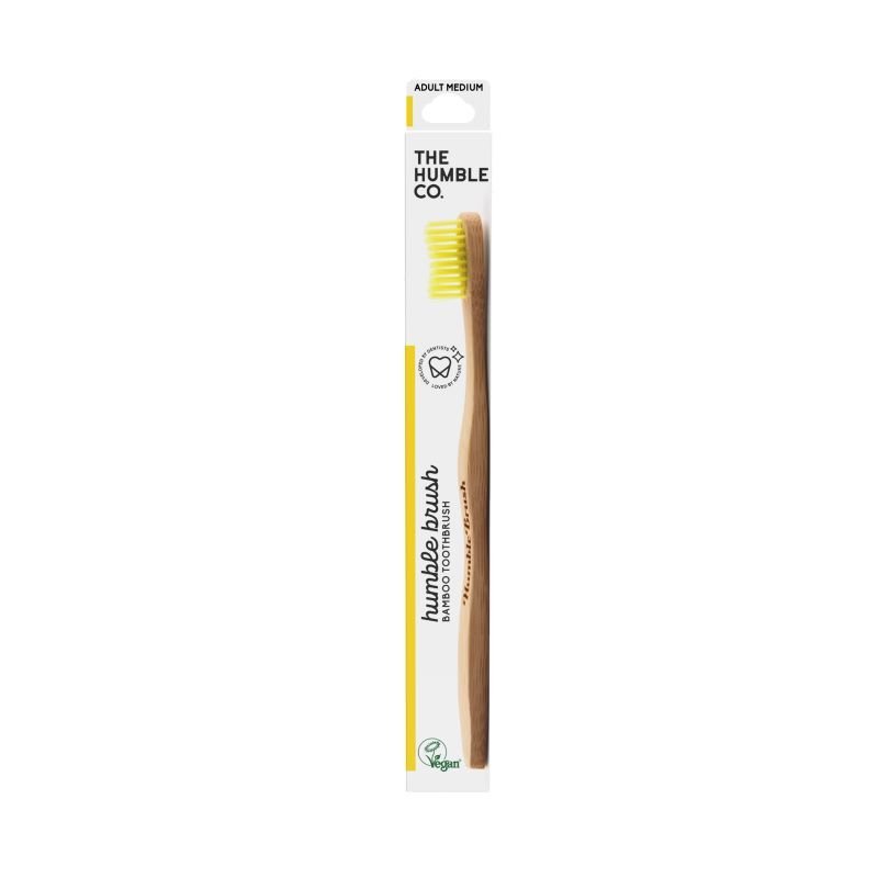 The Humble Co. Bamboo Toothbrush – Medium (Assorted Colours) - MataMata
