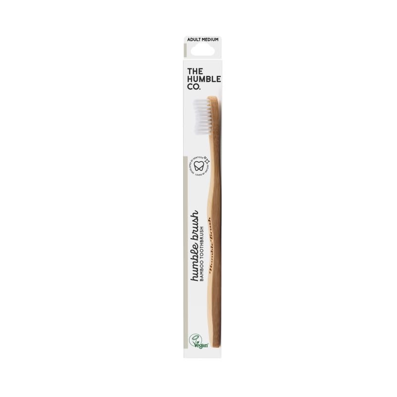The Humble Co. Bamboo Toothbrush – Medium (Assorted Colours) - MataMata