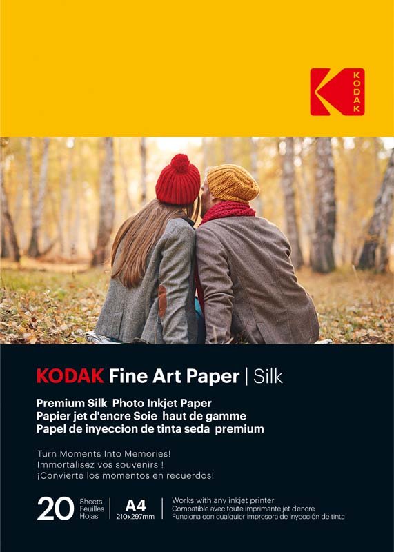 Kodak Fine Art Premium Silk Paper 260gsm A4 20 Sheets