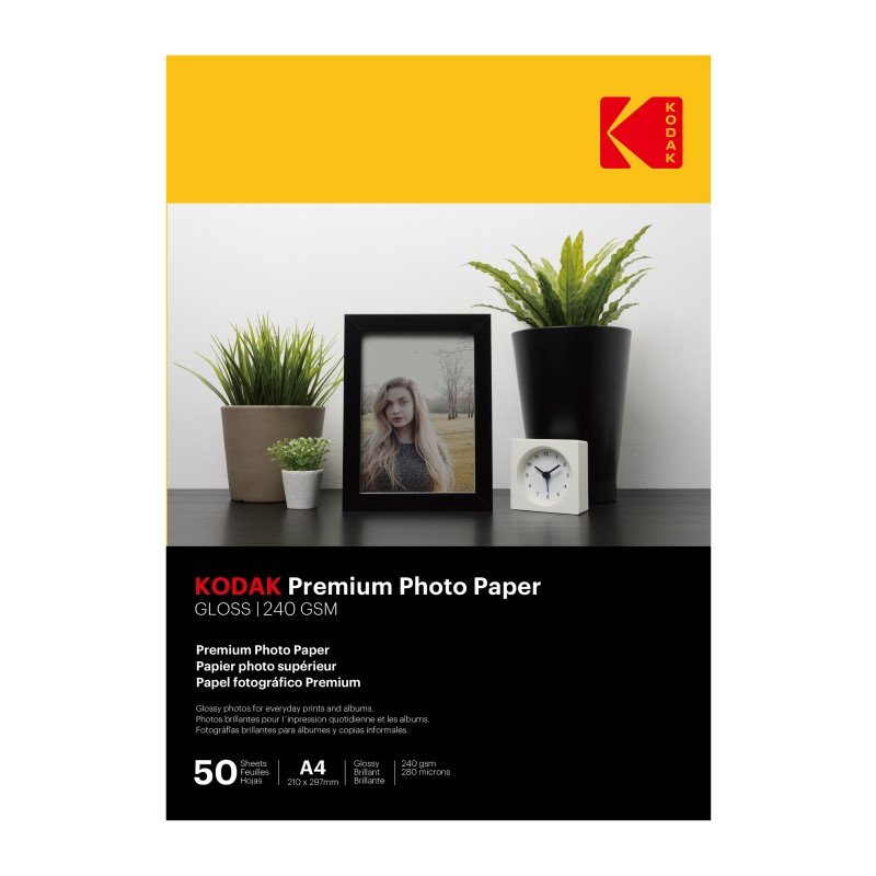 Kodak Photo Paper Gloss 250gsm A4 50 Sheets