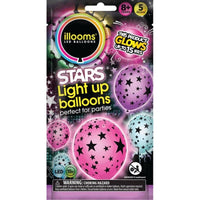 illooms Light-Up LED Balloon 5 Pack