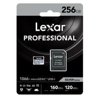 Lexar Professional 1066x microSDHC/SDXC UHS-I Silver Series SDMI Card