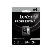 Lexar Professional 1066X SDXC UHS-I Silver Series SD Card