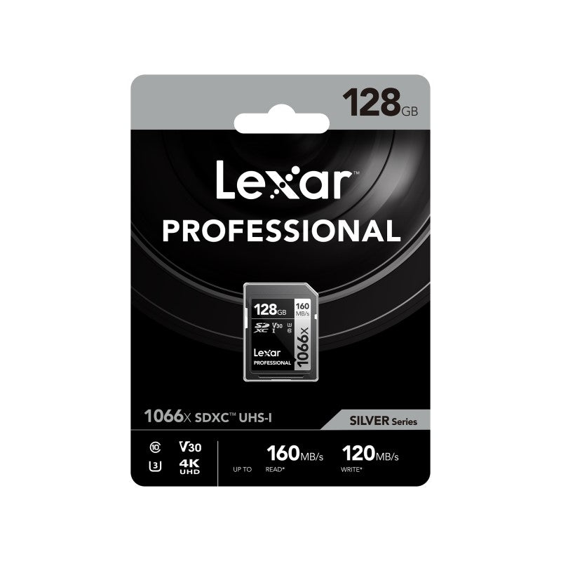 Lexar Professional 1066X SDXC UHS-I Silver Series SD Card