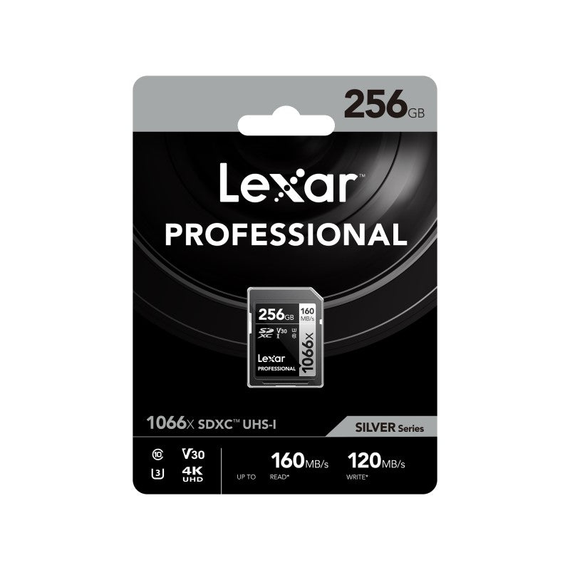 Lexar Professional 1066X SDXC UHS-I Silver Series SD Card